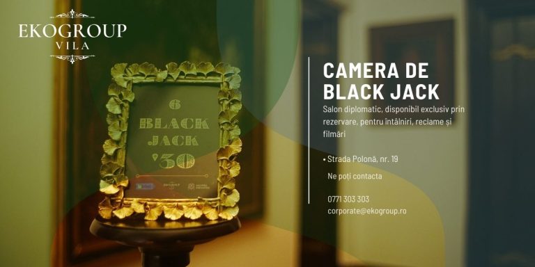 Camera de Black Jack – Salon Diplomatic Exclusiv pentru Experiențe Private și Producții Vizuale