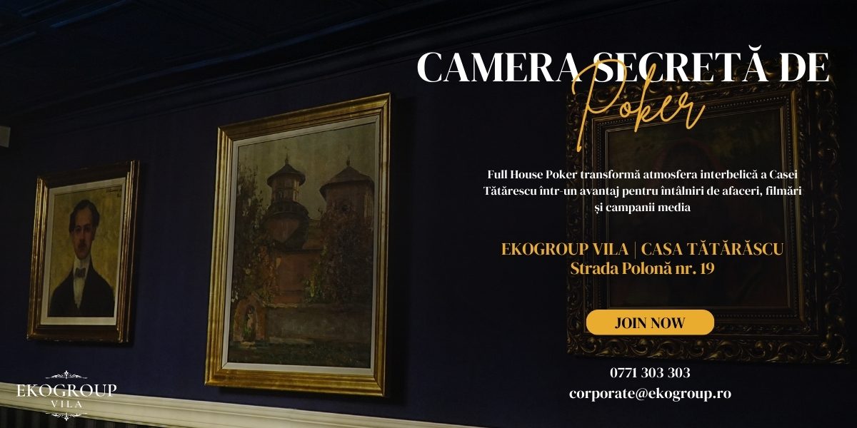 Full House Poker Texas Holdem – Sanctuarul Secret al Eleganței Interbelice pentru Evenimente Private și Producții Exclusiviste